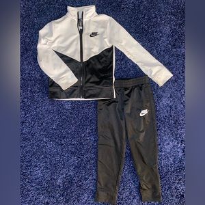 Nike Boy’s White Tracksuit